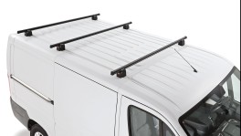 Pair of roof bars for commercial vehicles Steel bar 150 cm - Fabbri