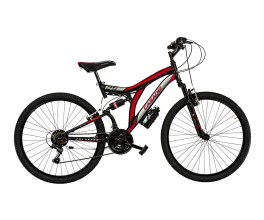 Man's Full suspention bike CL26 - Colorado - Cicli Casadei Black/Red