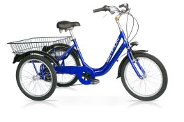Bicicletta tre ruote adulto speedcross blu
